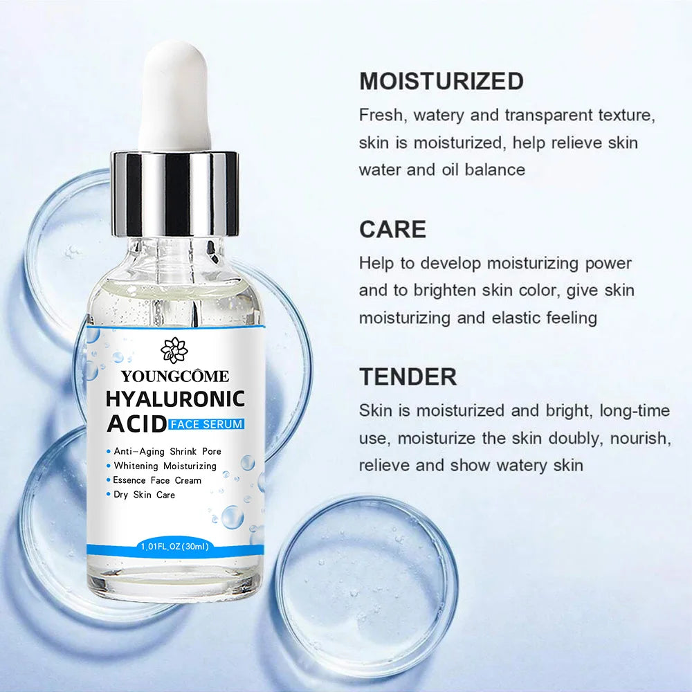 Hyaluronic Acid Facial Essence Deep Moisturizing Shrink Pores Tighten The Skin Facial Skin Essence Korean Skin Care Products Peaceful Pleasures Health and Wellness