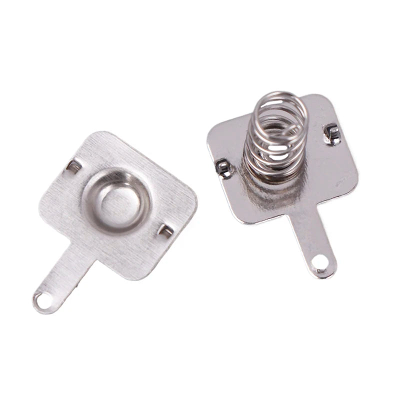 20PCS High Quality Silver DIY 18650 Battery Sheet Spring Contact Sheet Battery Box Positive And Negative Single Bipolar Peaceful Pleasures Health and Wellness