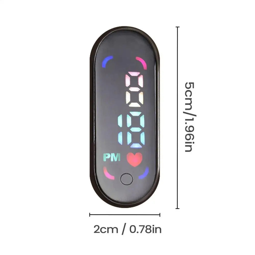 Mini Waterproof LED Digital Car Clock | Adhesive Dashboard Clock