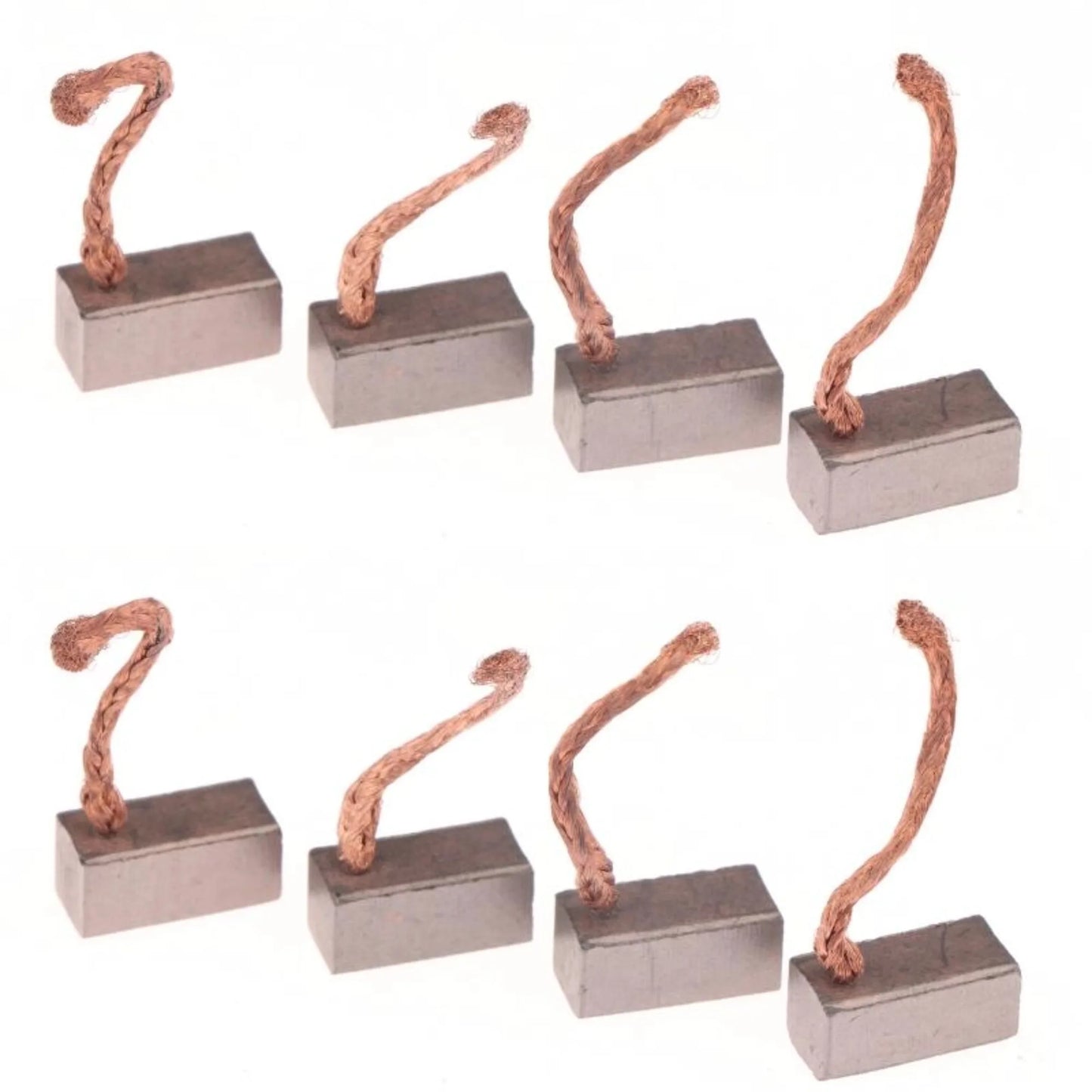 4Pcs/set 6*6*12mm Electric Motor Carbon Brush Power Tool Blower Fan DIY DC Motor Carbon Brush Accessories Replacement Peaceful Pleasures Health and Wellness