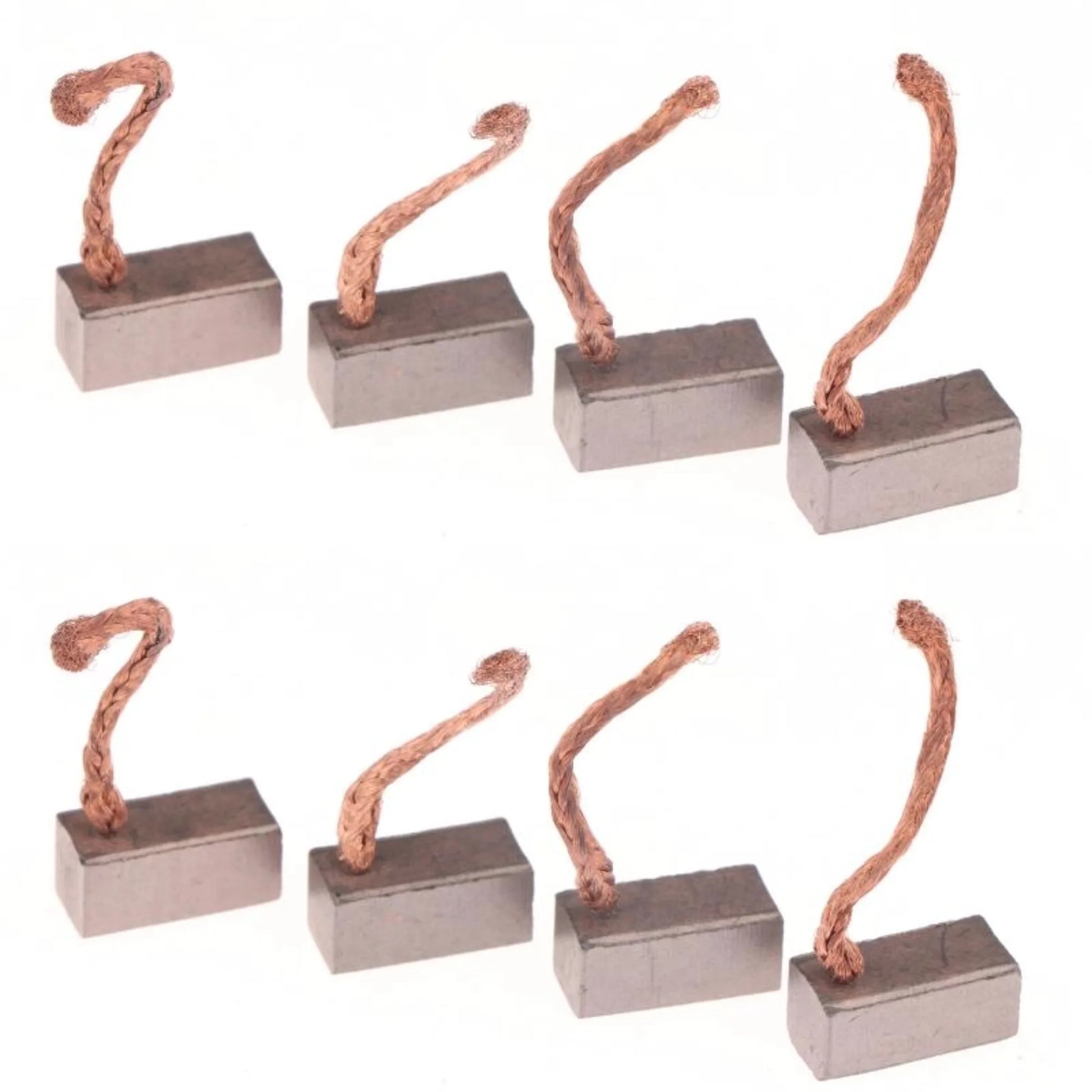 4Pcs/set 6*6*12mm Electric Motor Carbon Brush Power Tool Blower Fan DIY DC Motor Carbon Brush Accessories Replacement Peaceful Pleasures Health and Wellness