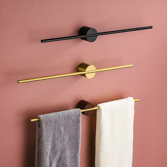 Adjustable Towel Bar 40/50cm – Wall Mount Space Aluminum Rack Wall Towel Bar Peaceful Pleasures Health and Wellness