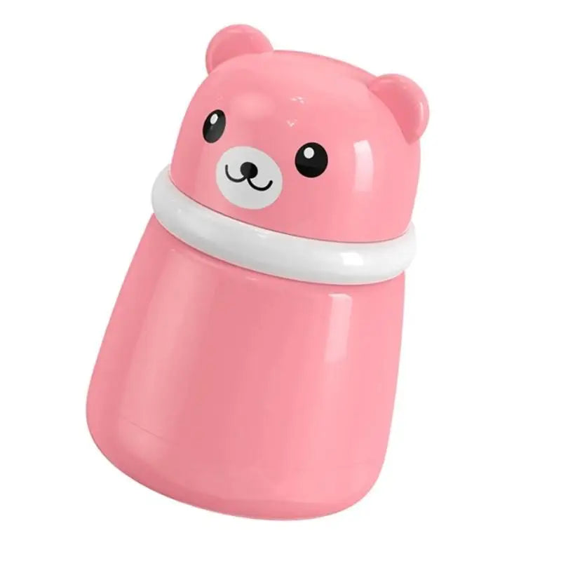 Bear Shaped Baby Powder Puff Box | Safe Infant Storage Case