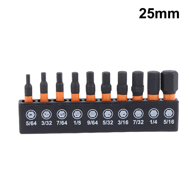 S2 Steel Star Impact Drill Bit Set | 21/10 Pc Hex Shank