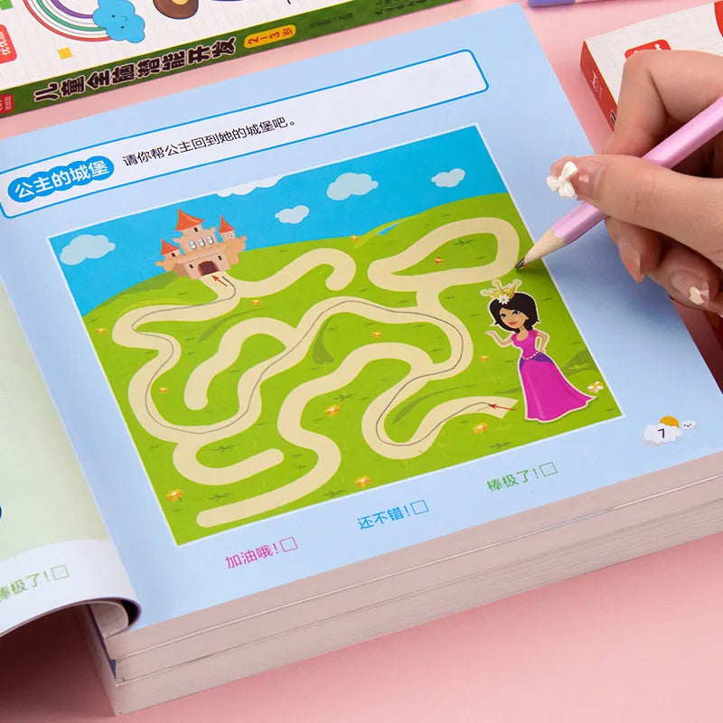 2-6 Years Children's Brain Development Activity Book Enhance Left