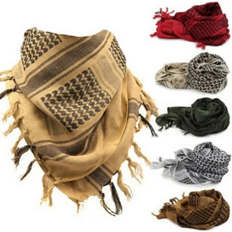 Tactical Shemagh Desert Scarf – Windproof Hiking Wrap Unisex
