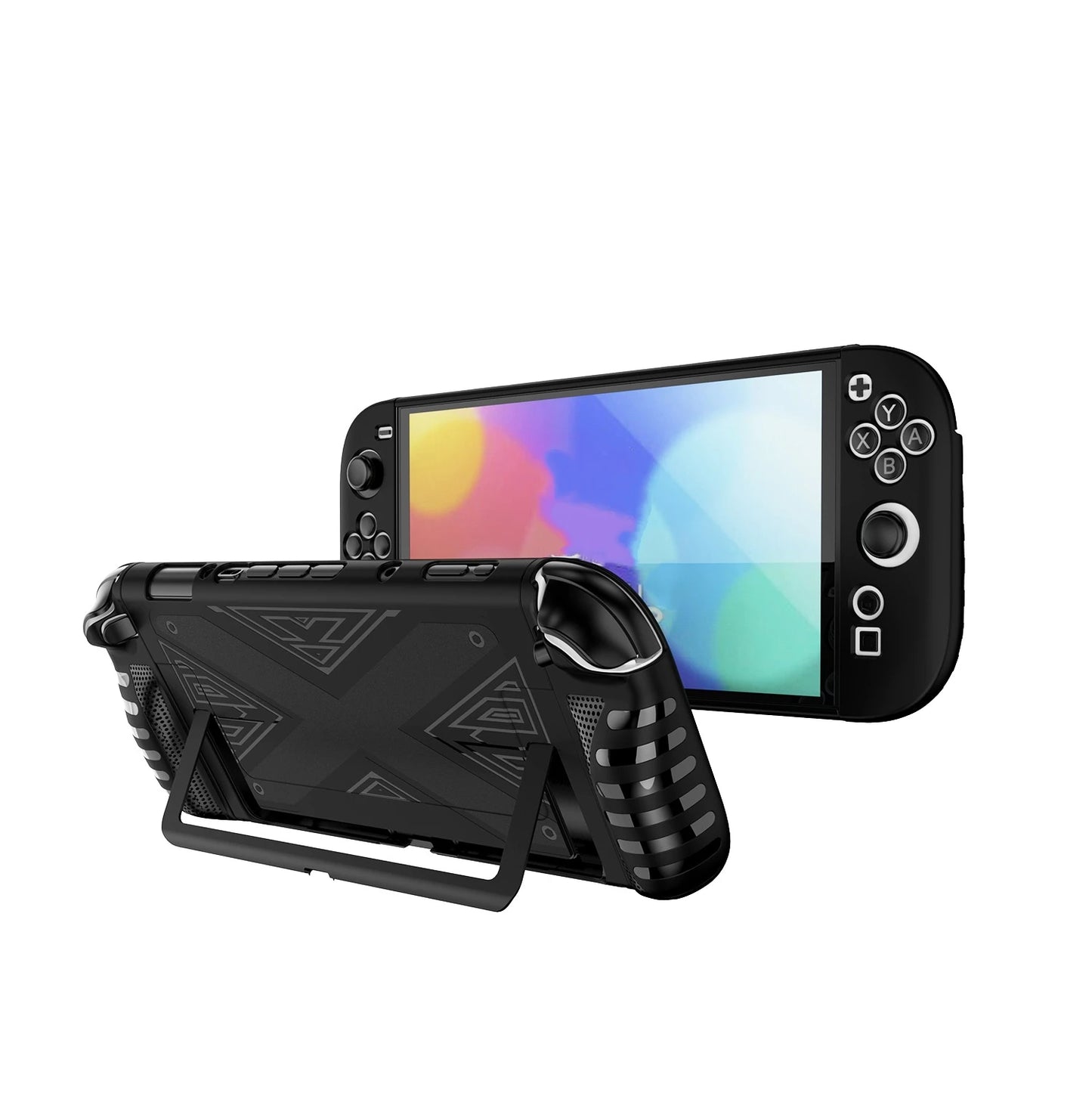 Segmented Design Protective Cover Suitable For Switch 2 Game Console Protective Case TPU+PC Split Protective Cover Accessories Peaceful Pleasures Health and Wellness