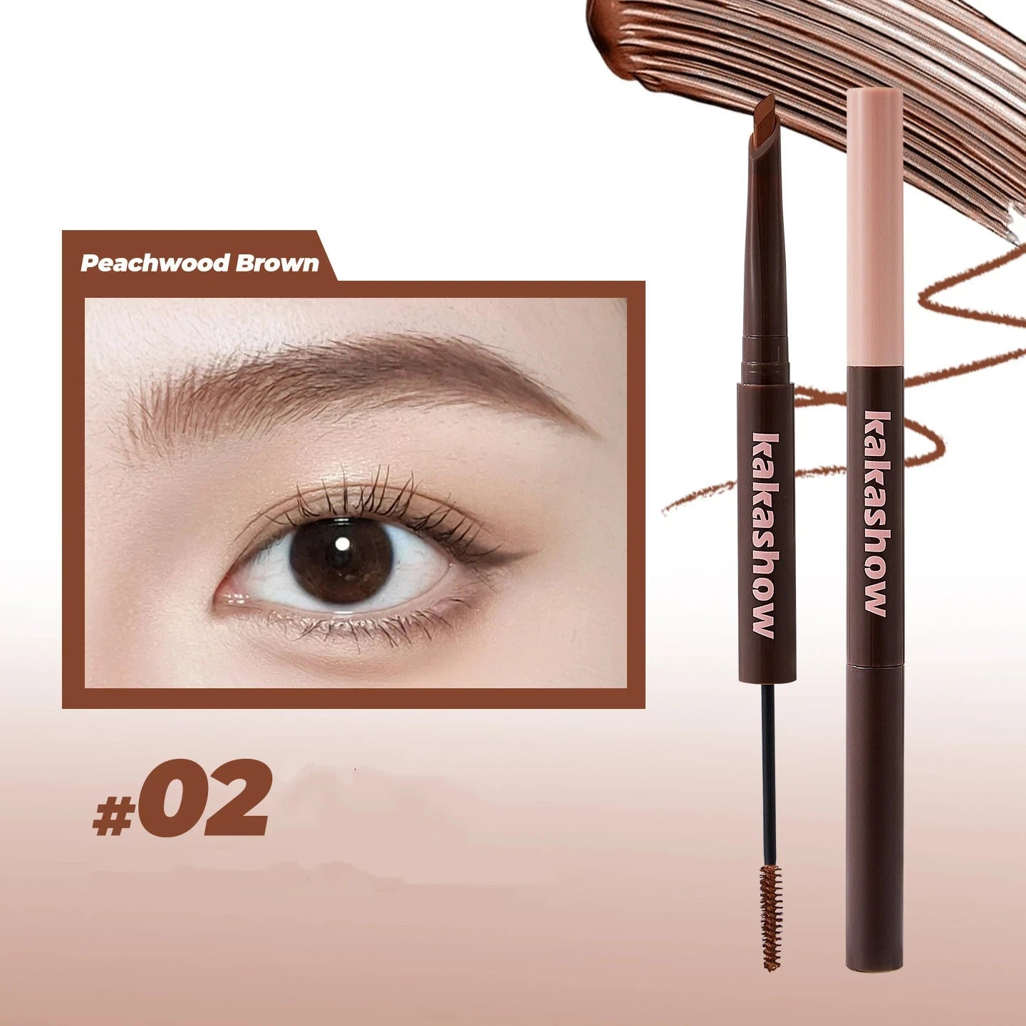 Waterproof Double-Ended Eyebrow Pencil & Tinting Cream | Matte