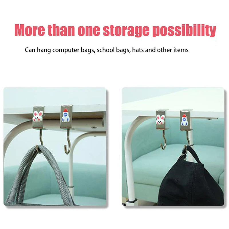 Adjustable Desk Hook | Removable Handbag Clip Table Hanger