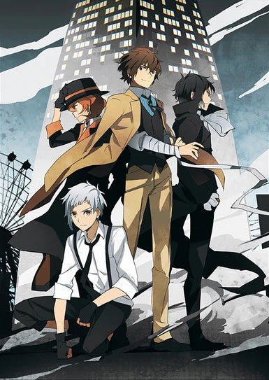 Bungou Stray Dogs Anime Canvas Wall Art Poster | Unframed Print