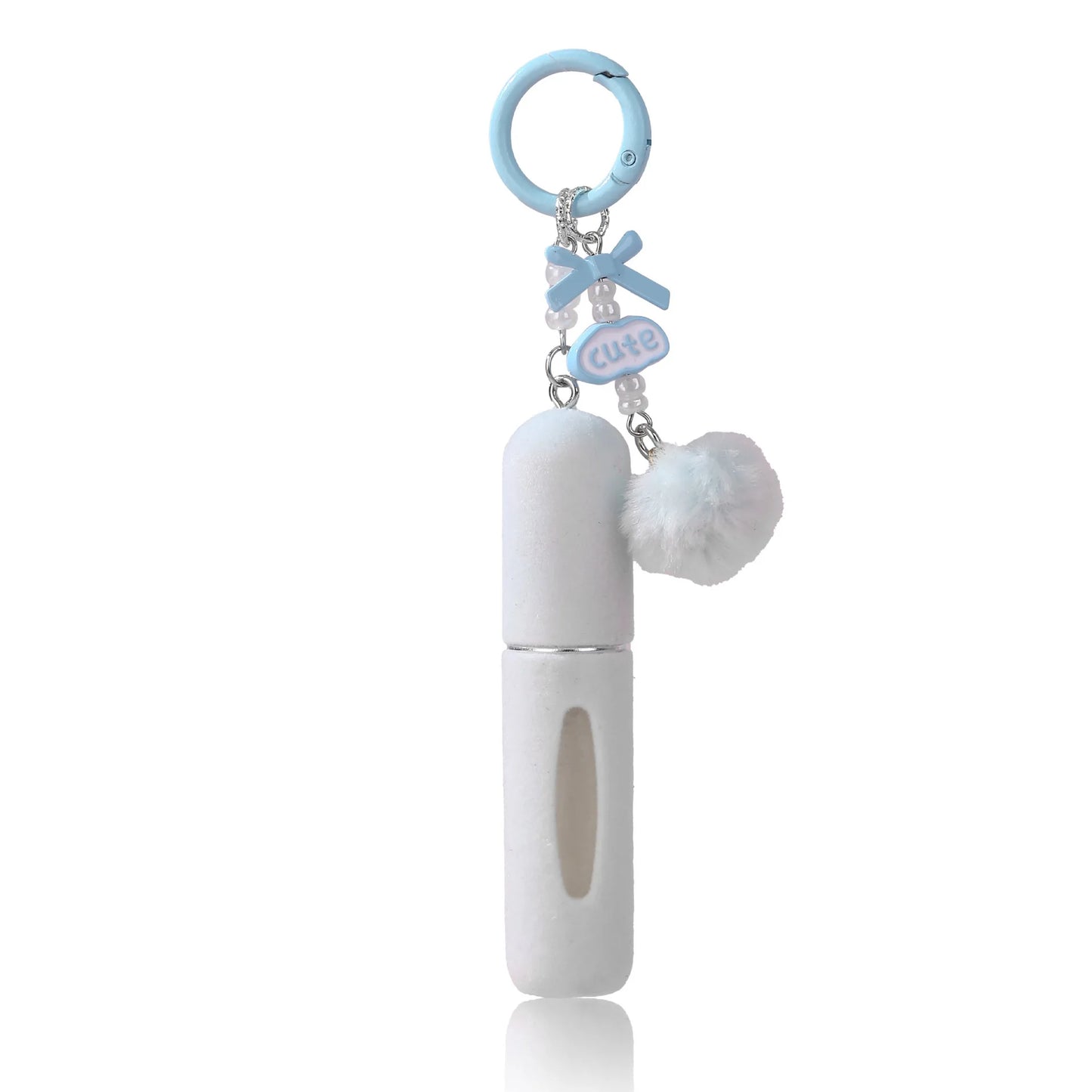 5ml Refillable Perfume Bottle Plush Keychain Travel Atomizer