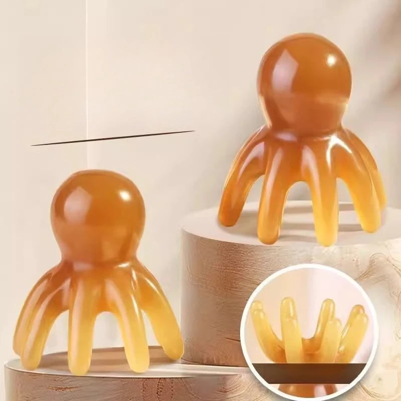 Octopus Scalp Massage Comb | Meridian Head Massager Wide Tooth