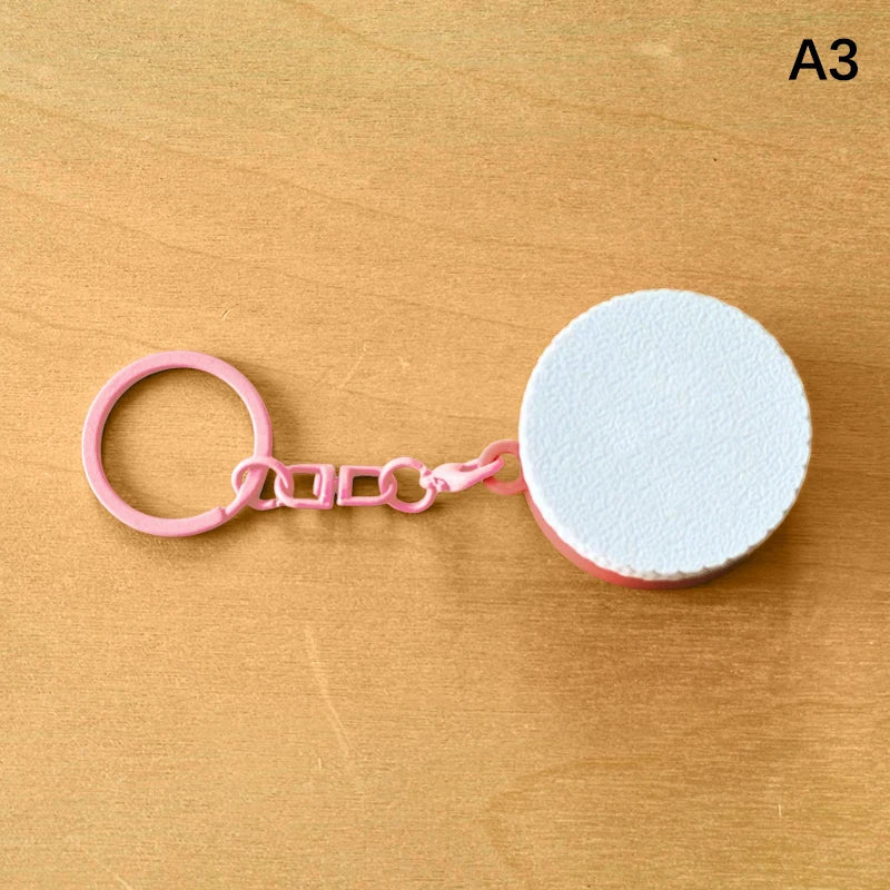 Mini Sliding Pill Box with Keychain | Portable Capsule Holder