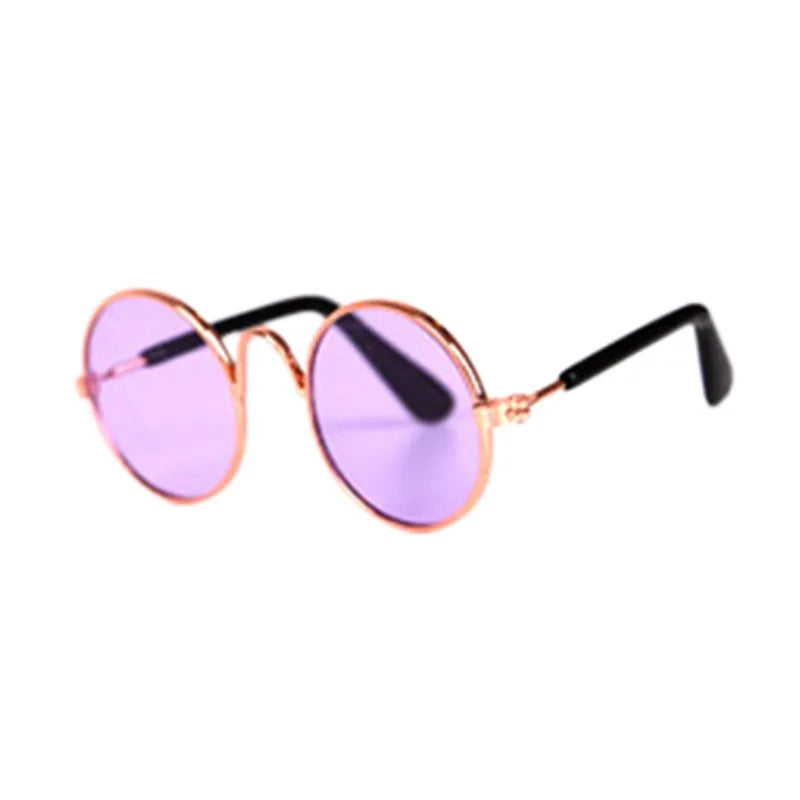 Vintage Round Pet Glasses for Dogs & Cats | Photo Props