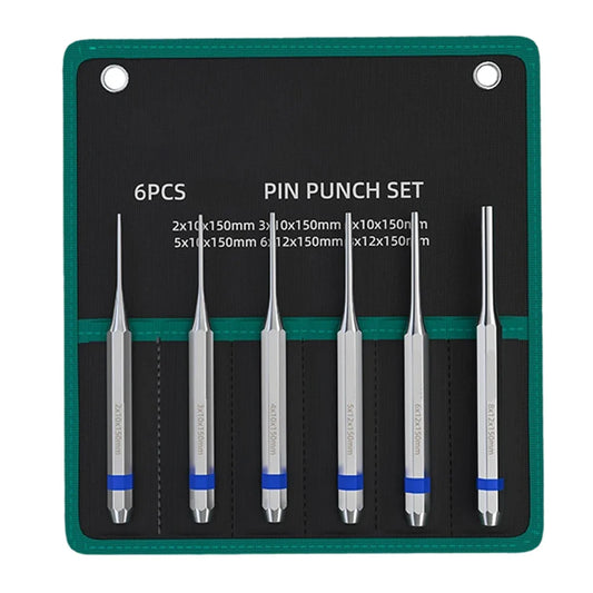 2–8mm Roll Pin Punch Set – Heavy Duty Alloy Steel | 1 or 6 Pcs Pin Punch Set Oasis Select