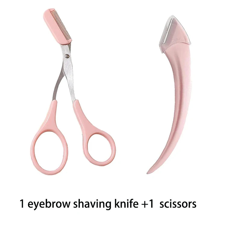 Professional Eyebrow Trimmer Razor with Comb for Women