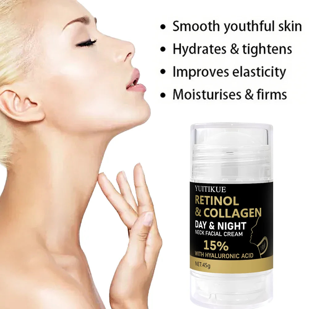 Retinol & Collagen Neck Cream – Firming, Lifting & Hydrating Neck Firming Cream Peaceful Pleasures Health and Wellness