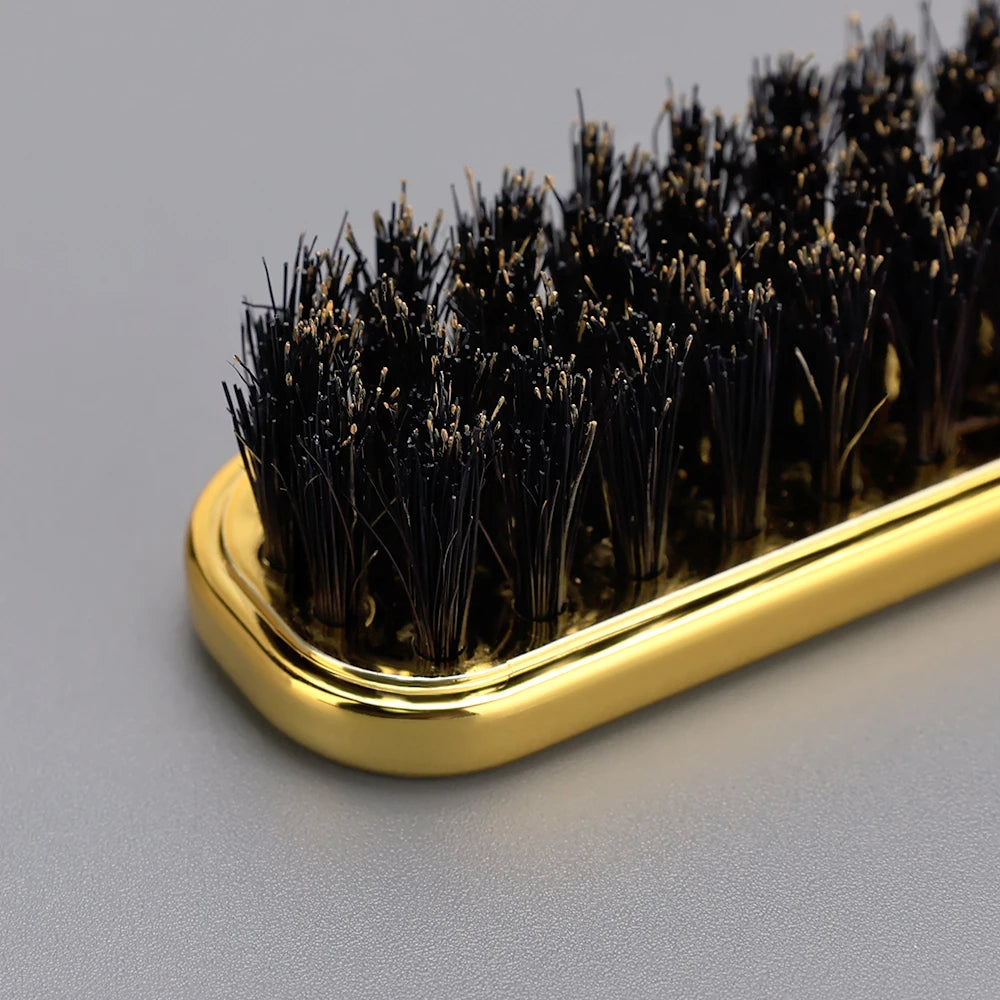 Hair Brush Folding Comb Anti-Static Men Beard Detangling Hair Brush Portable Scalp Massage Comb Salon Home Styling Tool Supplies Peaceful Pleasures Health and Wellness