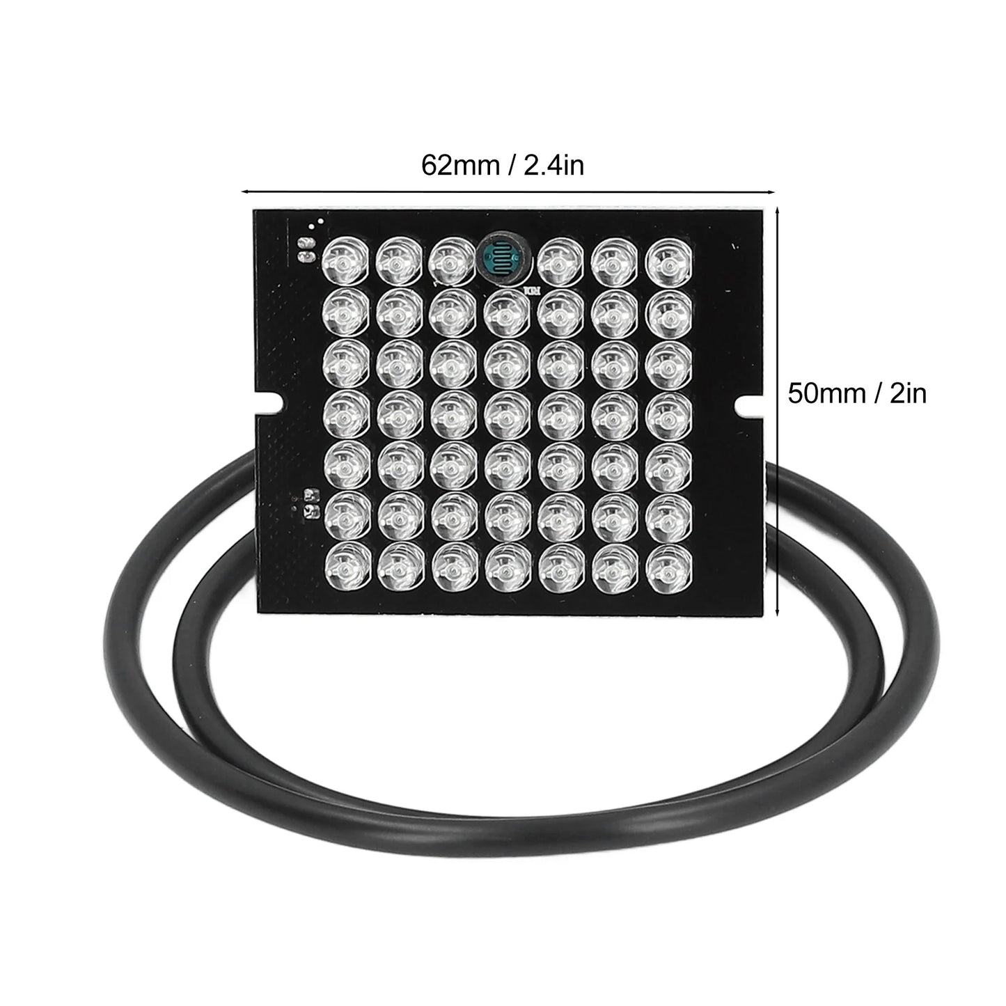940nm Camera Light Board CCTV Camera Auxiliary Lamp High Power DC12V Built in Light Sensor Compact Design for Home Indoor Use Peaceful Pleasures Health and Wellness