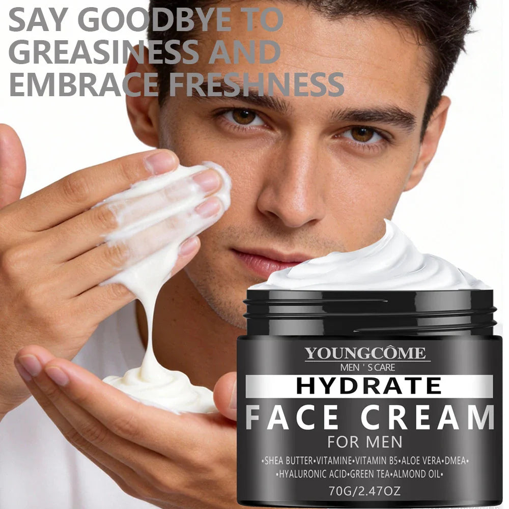 Men's Shea Butter Face Cream – Vitamin B5 & Hyaluronic Acid