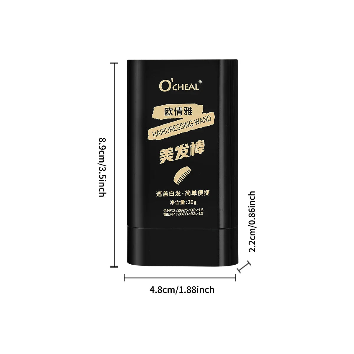 O'Cheal Hair & Beard Touch-Up Color Stick | 3 Shades