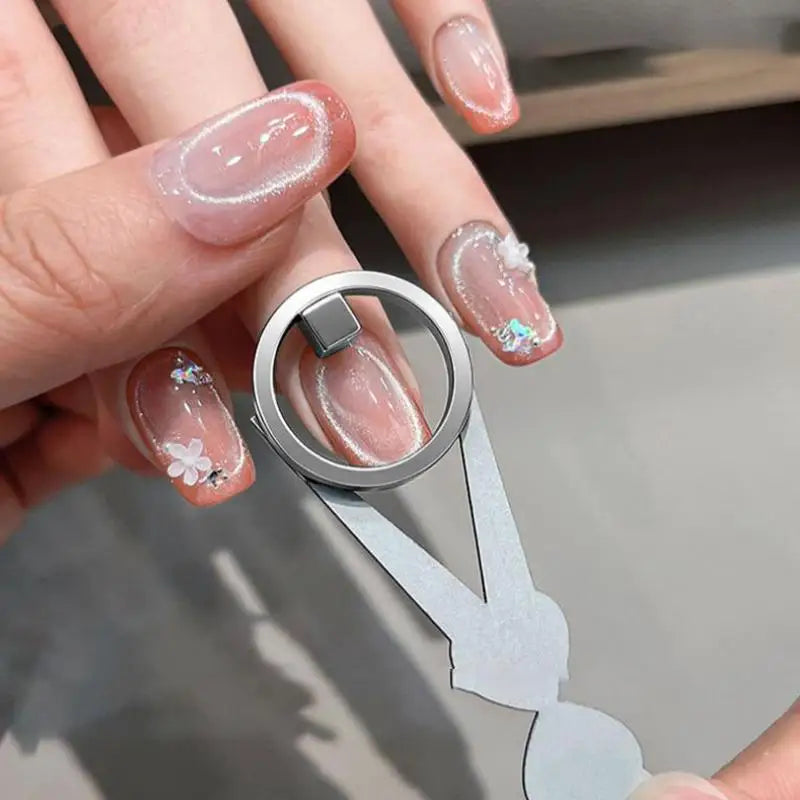 Nail Art Cat's Eye Magnet Tool Hollow Ring-shaped Glass Bead Cat Eye Magnetic Nail Art Effect Magnetic Gel Polish Manicure Tools Peaceful Pleasures Health and Wellness