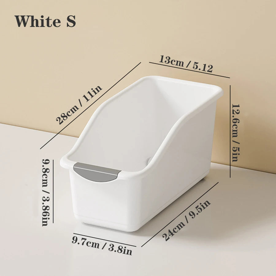 Under Sink Organizer with Wheels – Rolling Cabinet Storage Bin for Kitchen & Bathroom