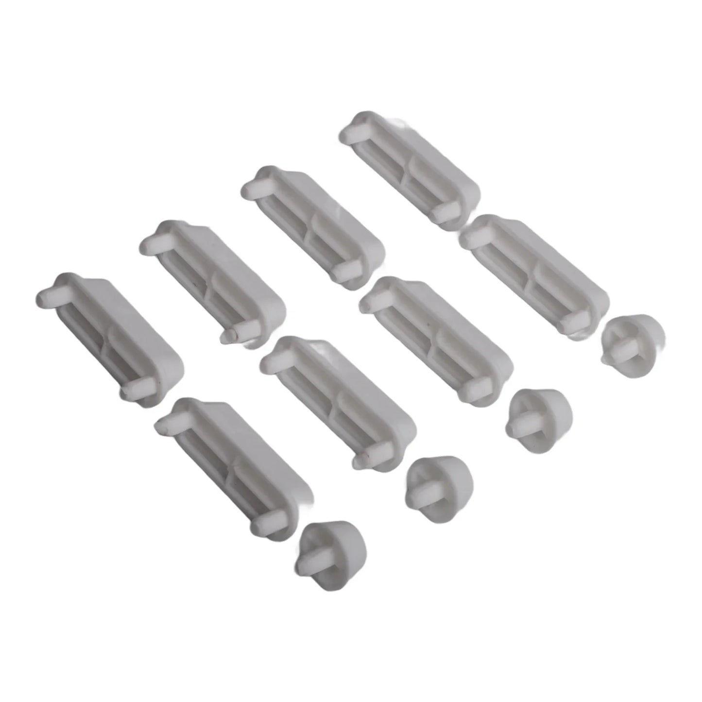 12-Pack Toilet Seat Bumpers – Non-Slip Plastic Buffer Pads