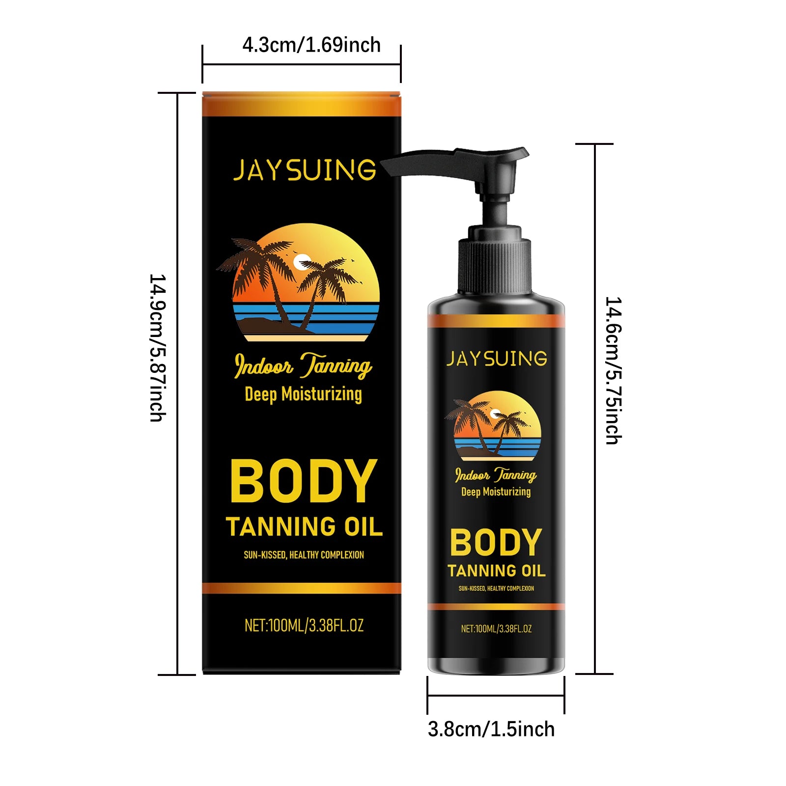 Self Tanning Body Oil – Sunless Bronzer & Moisturizer Peaceful Pleasures Health and Wellness