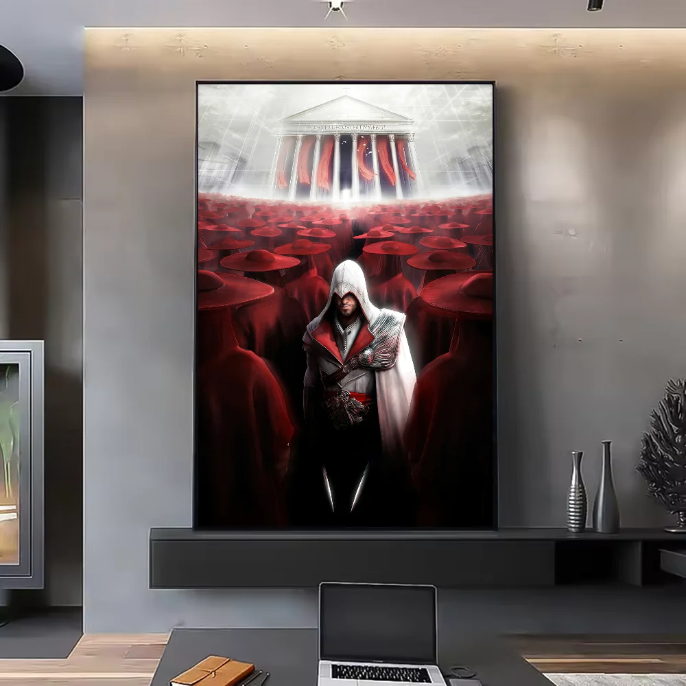 Assassin's Creed HD Poster Waterproof PVC Wall Art Decor Wall Art Poster Peaceful Pleasures Health and Wellness z15 40X50cmNoframe