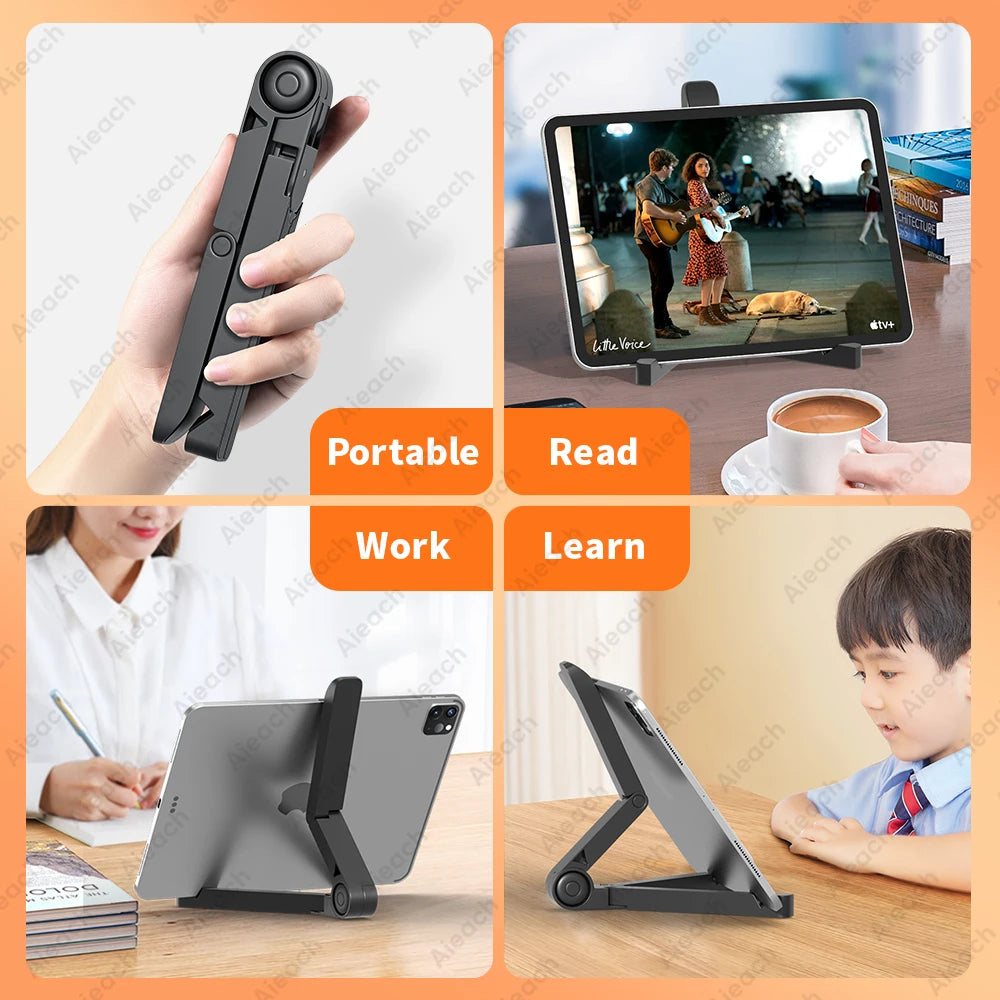Adjustable Foldable Phone & Tablet Stand – 180° Multi-Angle Peaceful Pleasures Health and Wellness