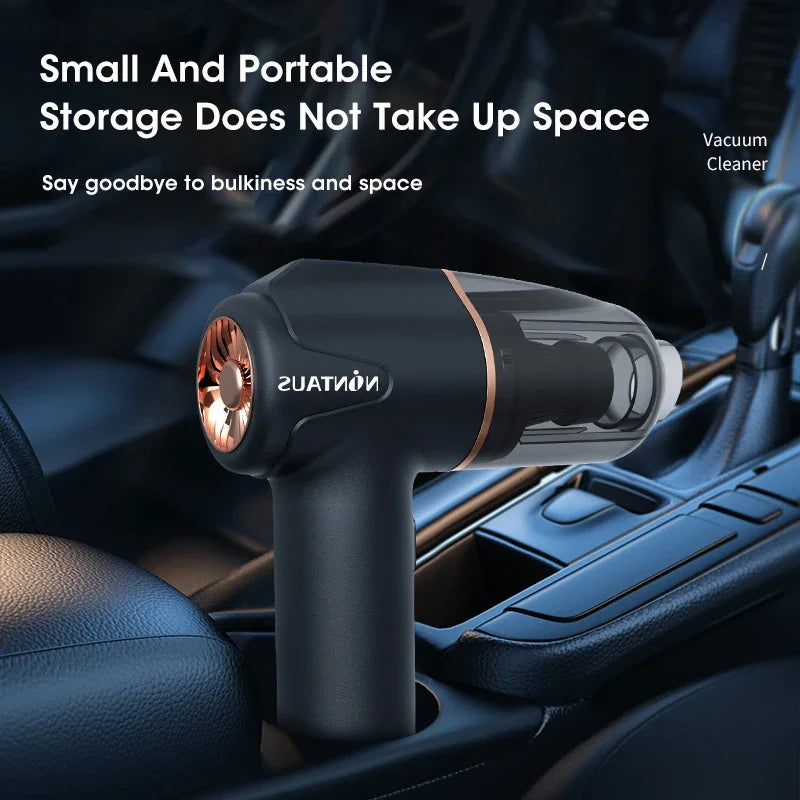 High Suction Electric Vacuum Cleaner Wireless Portable 3-in-1 for Home Car Multifunctional Peaceful Pleasures Health and Wellness