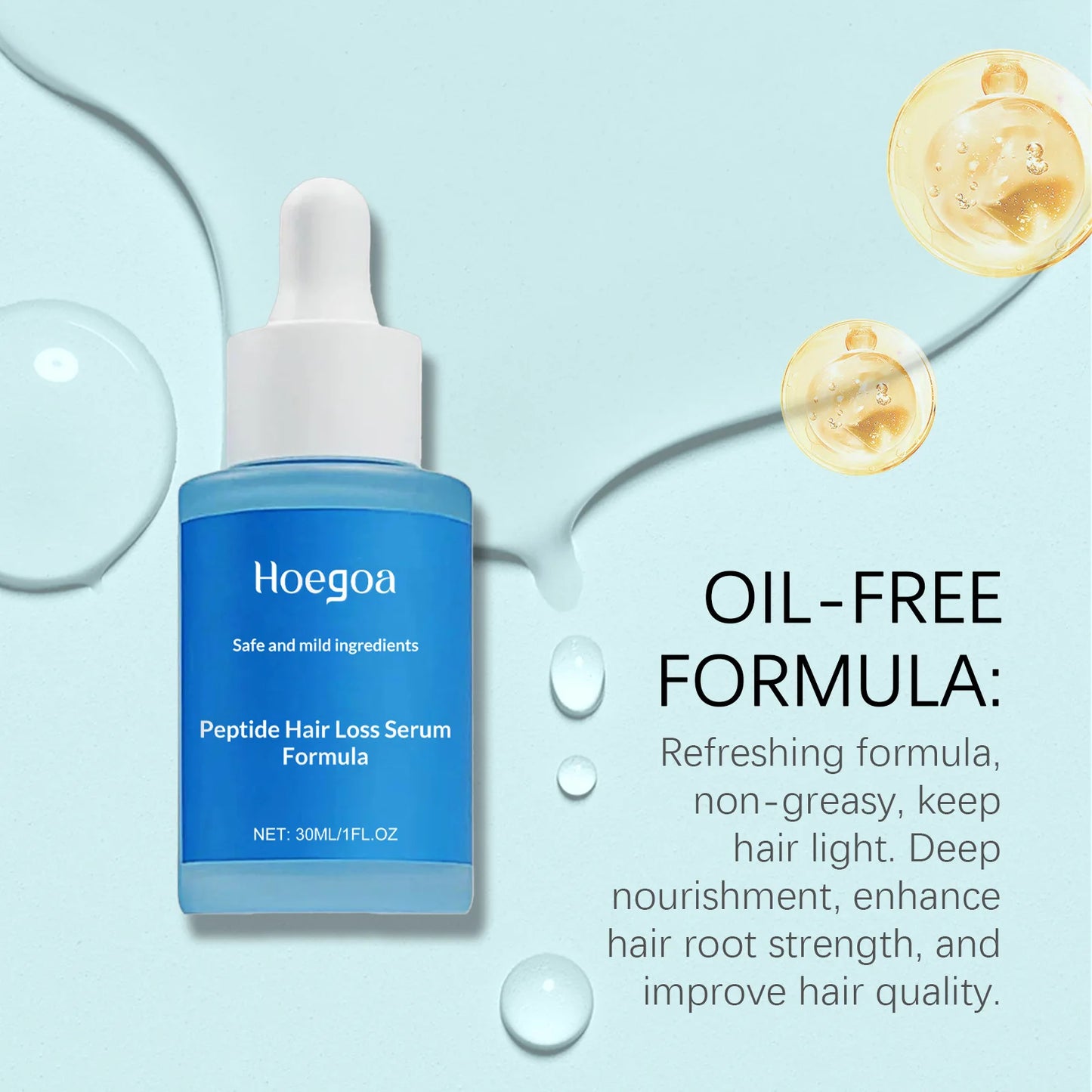 HOEGOA Hair Growth Essence – Stop Hair Loss & Grow Thicker Hair