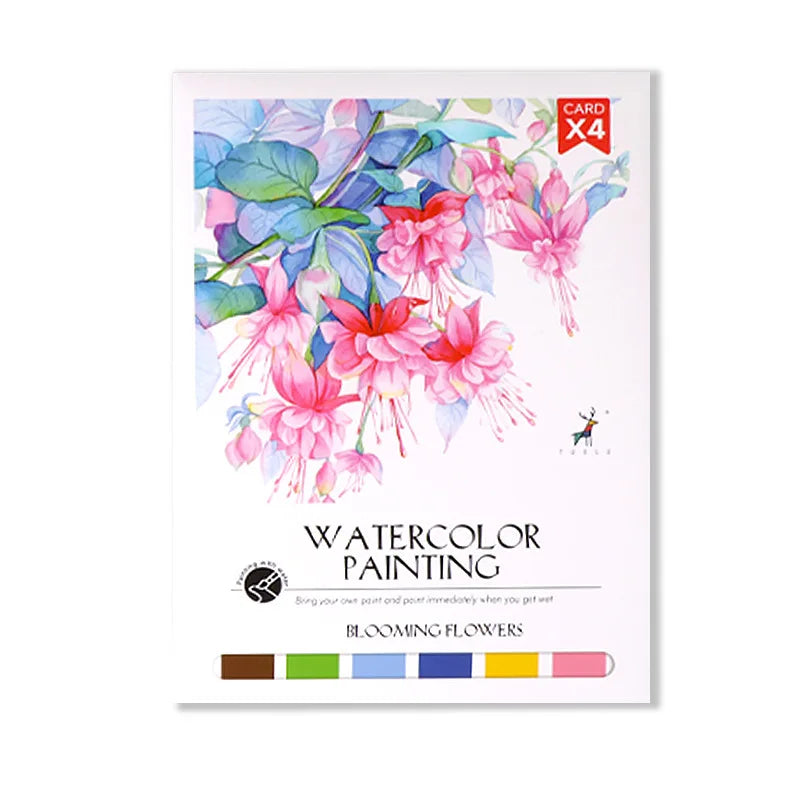 Bview Art Parent-child Gouache Painting Watercolor Pads DIY Coloring