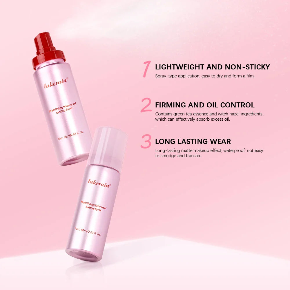 Mattifying Waterproof Setting Spray – Oil Control, All Skin