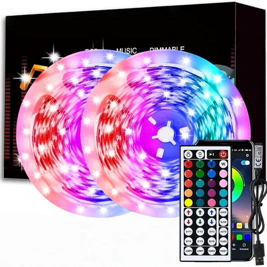 RUNTOIN RGB LED Strip Lights 5V – App & Remote Control RGB LED Strip Lights Peaceful Pleasures Health and Wellness