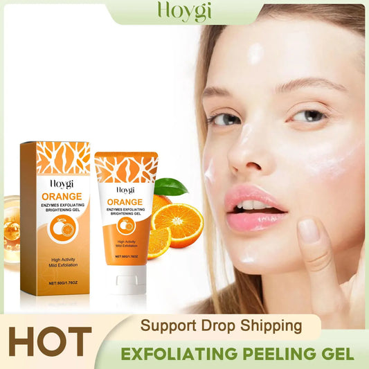 Exfoliating Peeling Gel Large Pore Tightening Blackhead Dirt Removal Moisturizing Oil Control Nose Acne Cleansing Face Scrub Gel Peaceful Pleasures Health and Wellness