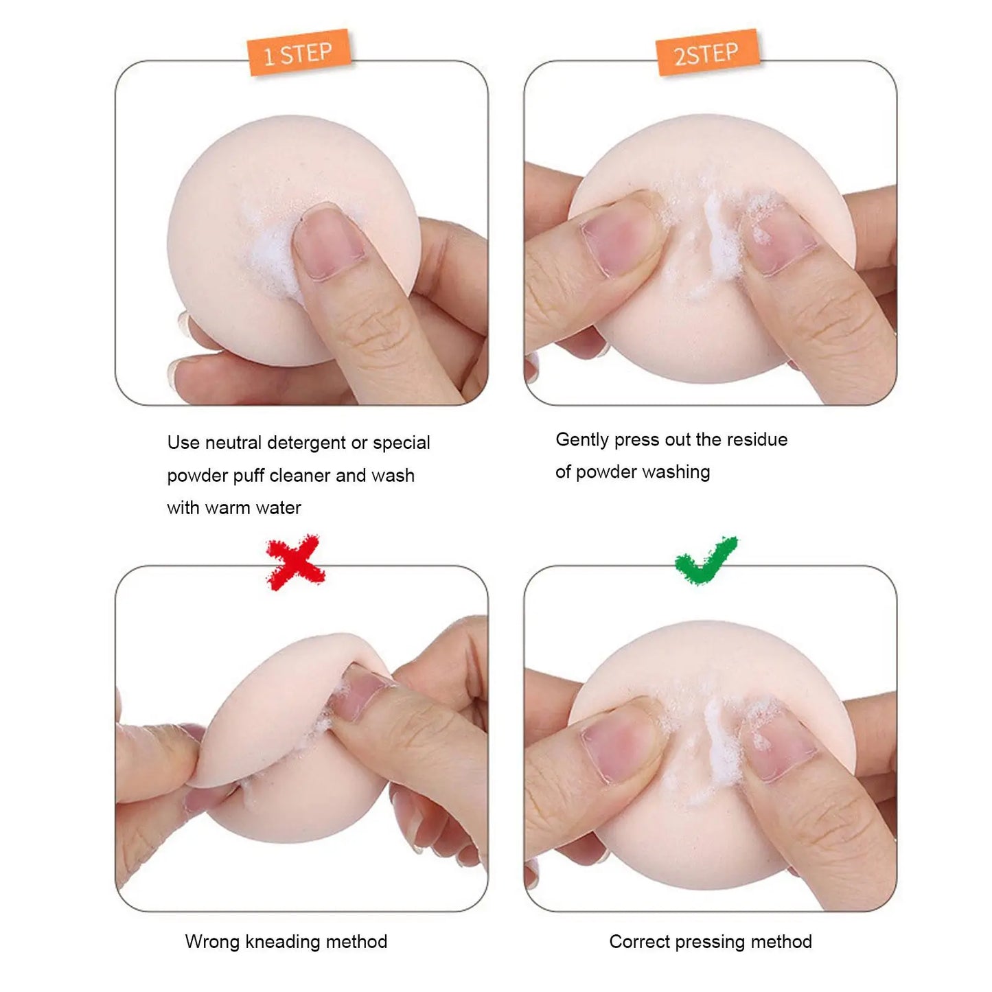 1Pcs Triangle Powder Puff For Loose Powder Liquid Cosmetic Soft Plush Powder Puff Makeup Foundation Puff Makeup Tool Peaceful Pleasures Health and Wellness