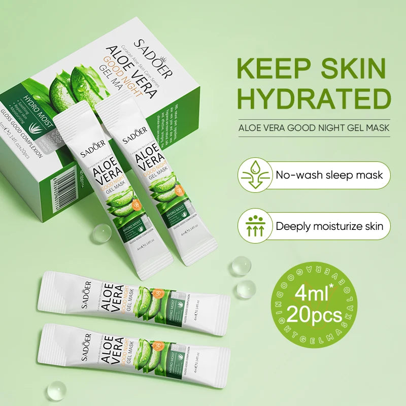 SADOER Sleeping Face Mask 20pc – Hydrating Anti-Aging