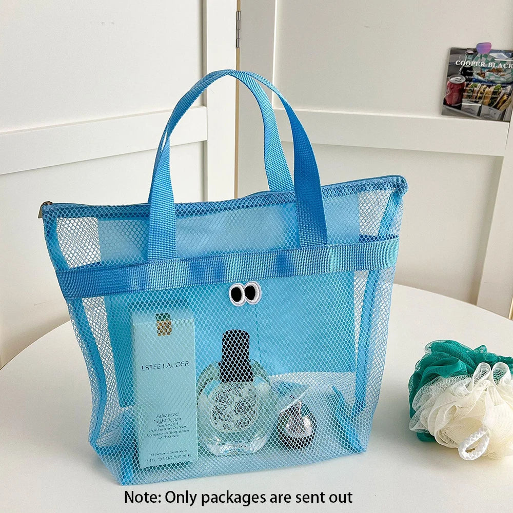 Big Eyed Fun Hand-held Beach Bag Wash Makeup Portable Large Capacity