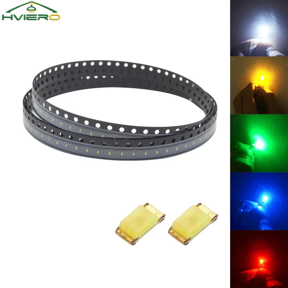 10PCS 0402 SMD LED Chips – Multi-Color Ultra-Bright DIY Lights