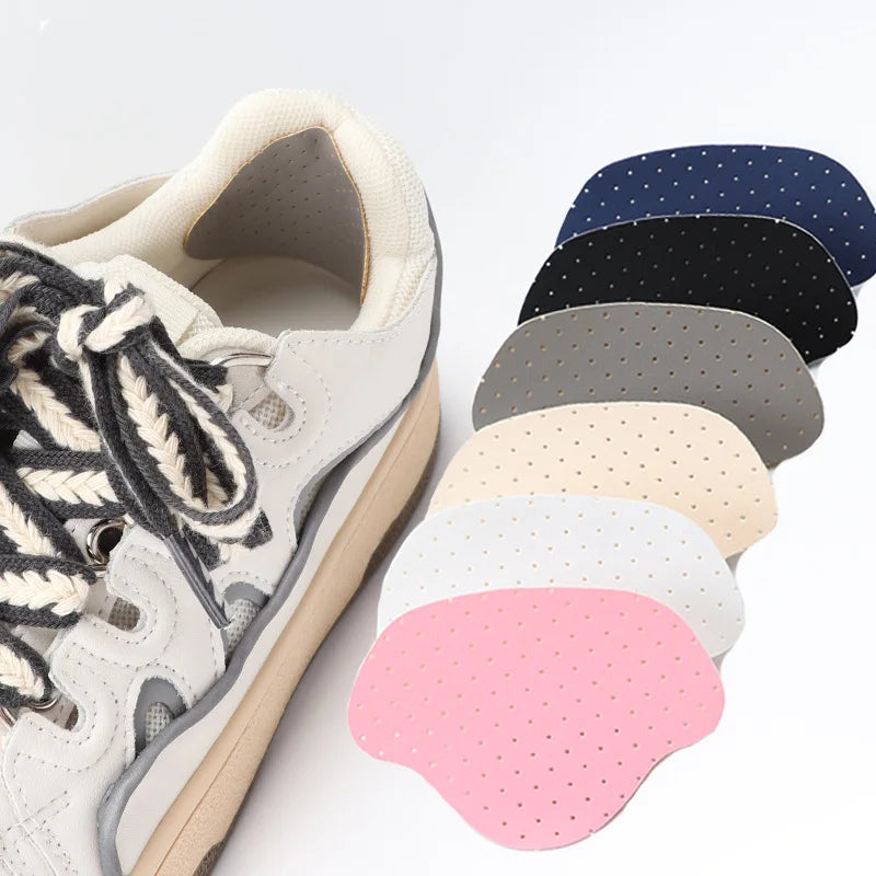 4-Pack Adhesive Heel Patches | Breathable Shoe Repair Pads