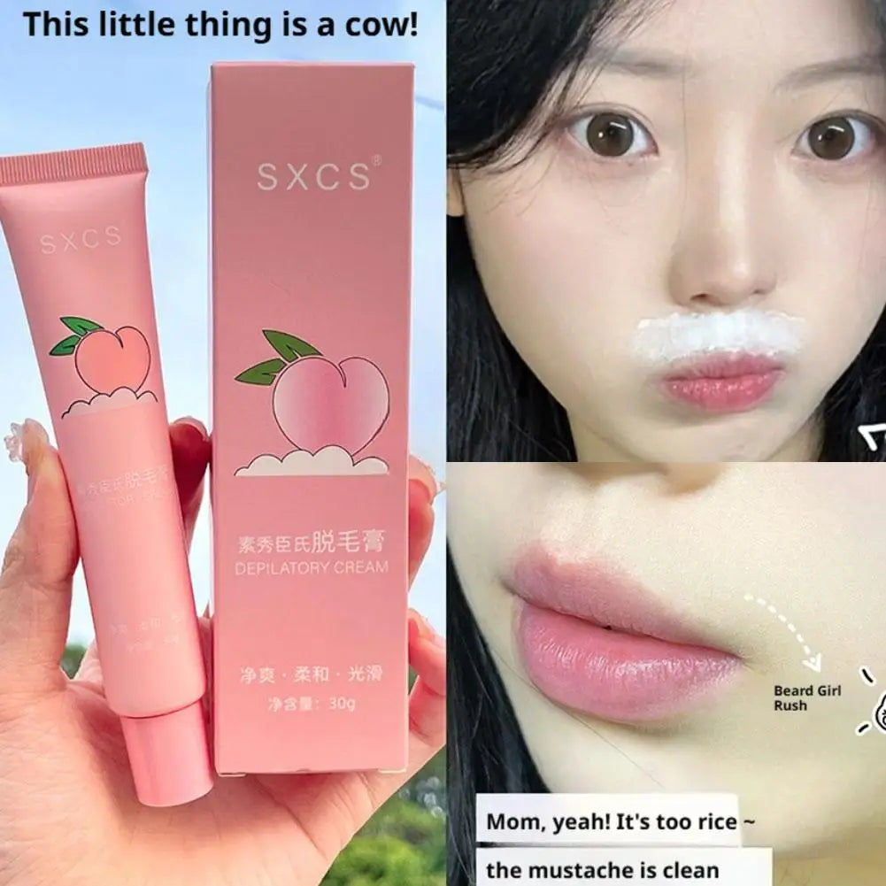 Hair Removal Cream Fast Painless Hair Growth Inhibitor Arm Armpit Legs Intimate Areas Peach Fuzz Remover For Men Woman Peaceful Pleasures Health and Wellness