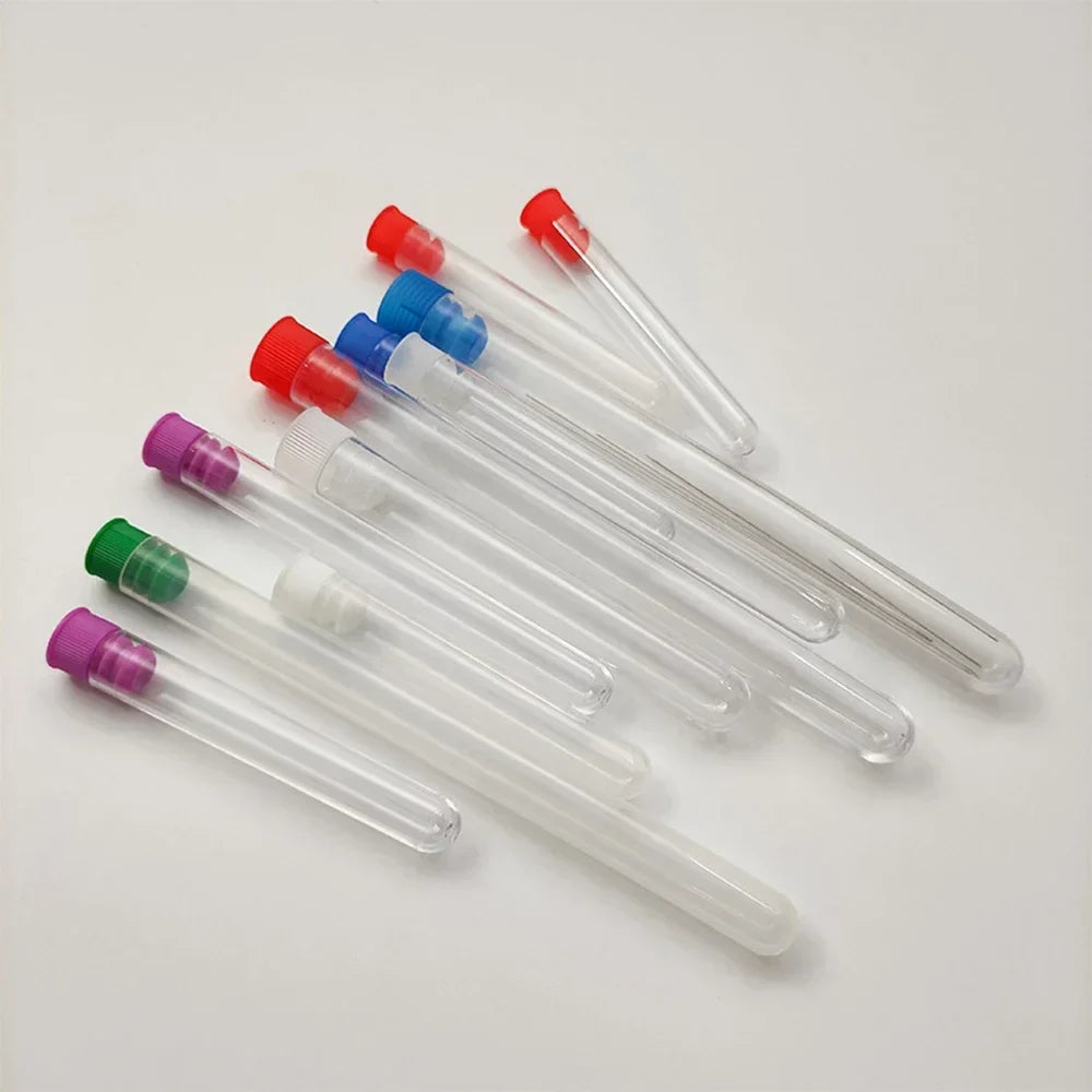 5-Pack Round Needle Storage Tubes – Bead, Pin & Sequin Holder