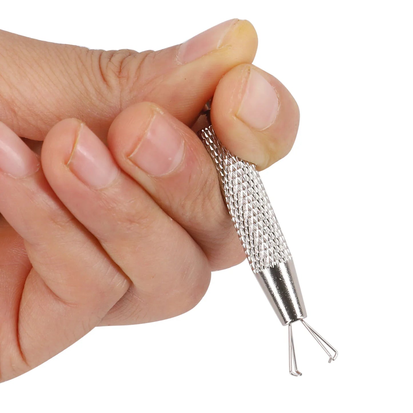 Piercing Ball Grabber 4 Jaw Holder Diamond Claw Tweezers IC Chips