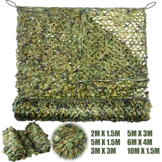 Woodland Camo Netting Camouflage Net Hunting Camo Mesh Sunshade Sail Camping Sun Shelter Car Shade Covers Privacy Cloth Peaceful Pleasures Health and Wellness