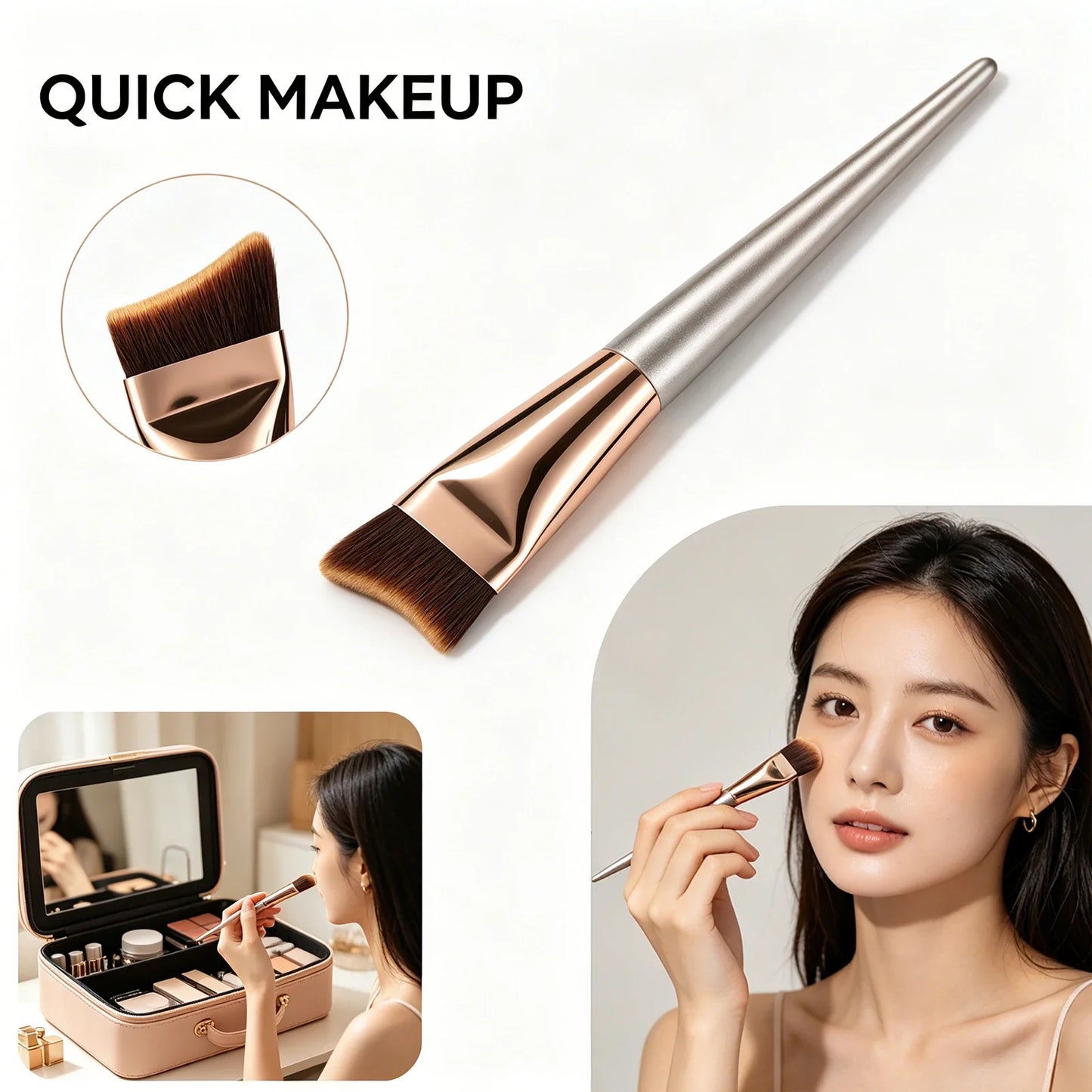 Flawless Foundation Brush – Soft, High Powder Absorption
