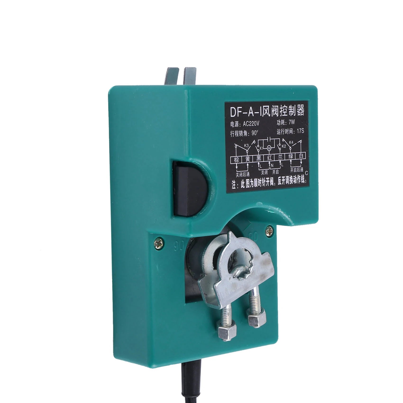 A36T-2X DF-A-I Damper Controller Electric Manual Actuator AC220V Air Valve Damper Actuator Switch For Ventilation Pipe Valve Peaceful Pleasures Health and Wellness