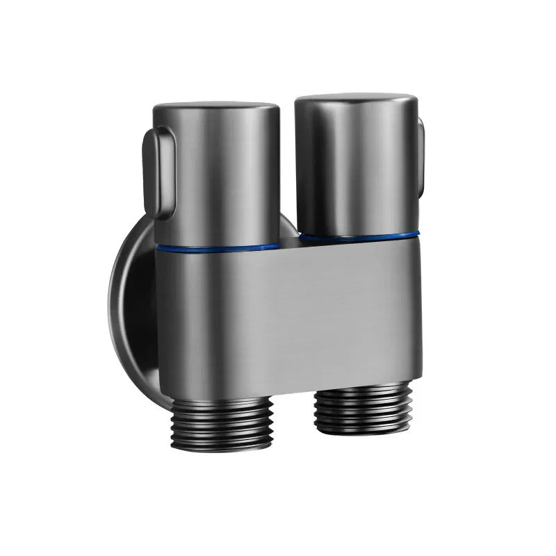 Wall Mount Toilet Bidet Sprayer Set – Dual Outlet Brass Valve