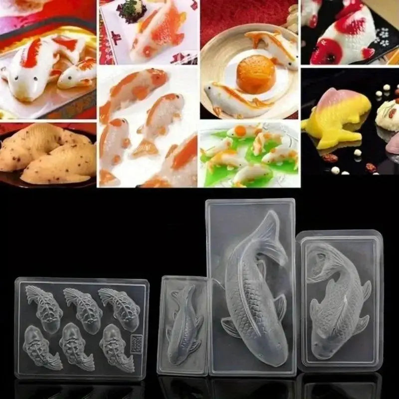 Unleash Culinary Creativity Enchanting Koi Shaped Silicone Mold Its